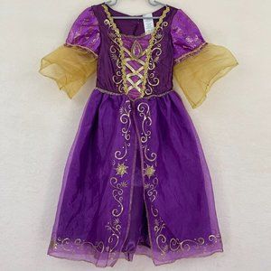 Disney's Tangled Princess Rapunzel's Majestic Dress Girls Size 4-6X